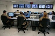 Imagem da central de monitoramento