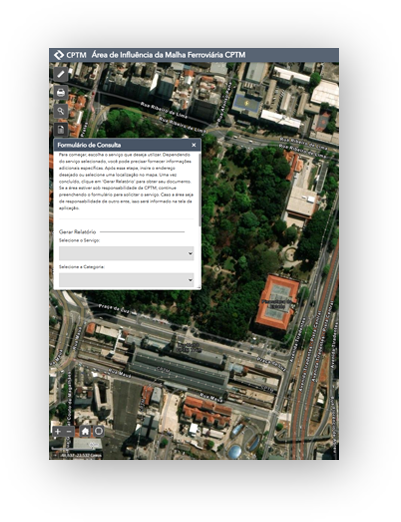 Imagens do aplicativo do SGGD